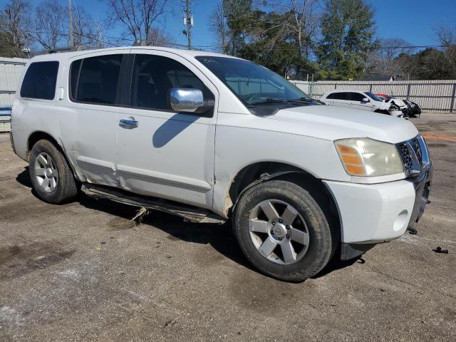 5N1AA08B14N728244 - 2004 NISSAN ARMADA SE WHITE photo 4