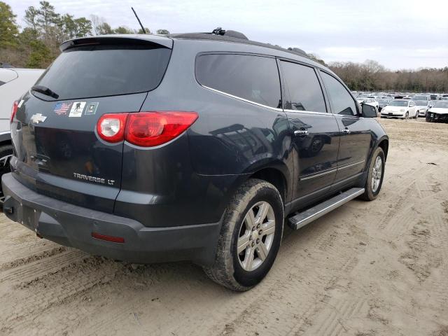 1GNKRGED7BJ147939 - 2011 CHEVROLET TRAVERSE LT BLUE photo 3