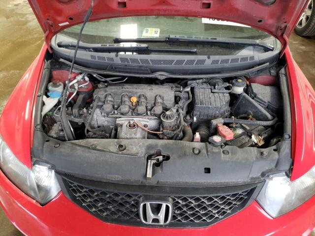 2HGFG1B85AH502872 - 2010 HONDA CIVIC EX RED photo 11