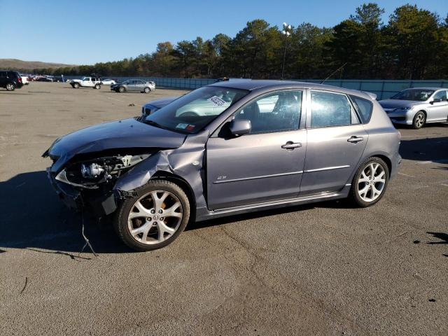 JM1BK344081853909 - 2008 MAZDA 3 GRAND TO HATCHBACK GRAY photo 1