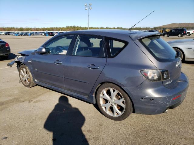 JM1BK344081853909 - 2008 MAZDA 3 GRAND TO HATCHBACK GRAY photo 2