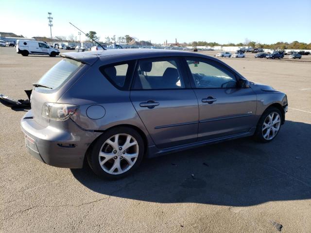 JM1BK344081853909 - 2008 MAZDA 3 GRAND TO HATCHBACK GRAY photo 3