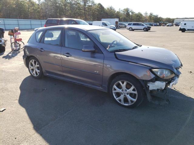 JM1BK344081853909 - 2008 MAZDA 3 GRAND TO HATCHBACK GRAY photo 4