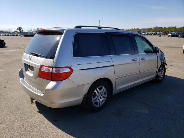 5FNRL38407B439590 - 2007 HONDA ODYSSEY EX SILVER photo 3