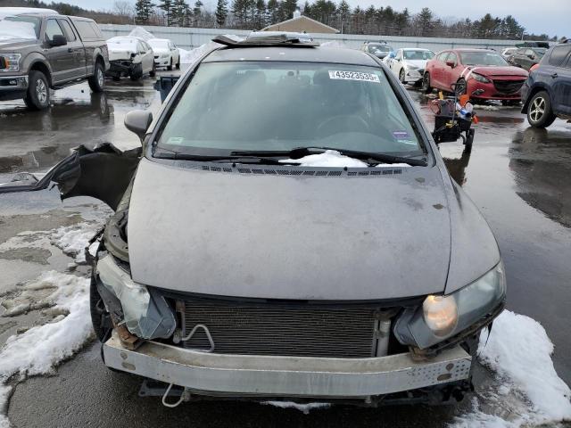 2HGFA1F60AH526457 - 2010 HONDA CIVIC LX-S GRAY photo 5