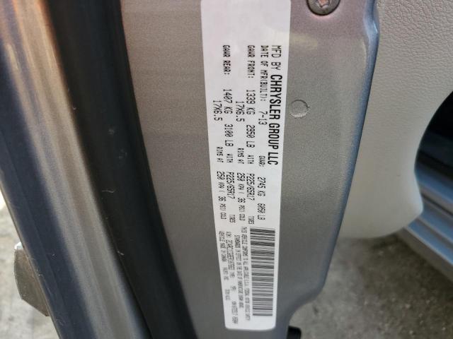 2C4RC1CG8ER107663 - 2014 CHRYSLER TOWN & COU TOURING L SILVER photo 14