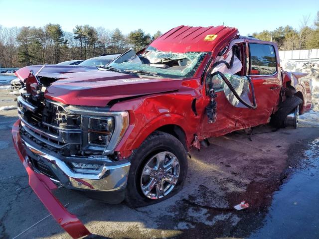 1FTFW1E88NFC23307 - 2022 FORD F150 SUPERCREW RED photo 1