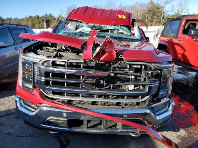 1FTFW1E88NFC23307 - 2022 FORD F150 SUPERCREW RED photo 5