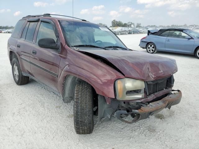 1GNDS13S542309687 - 2004 CHEVROLET TRAILBLAZE LS MAROON photo 4