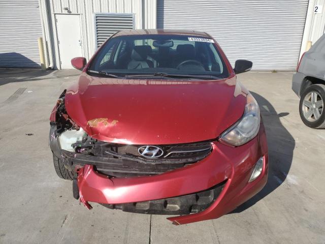 KMHDH4AE4CU340708 - 2012 HYUNDAI ELANTRA GLS BURGUNDY photo 5