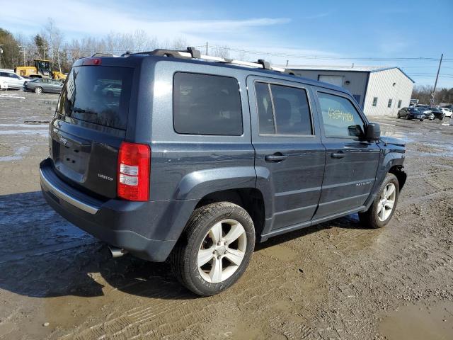 1C4NJRCB8ED649033 - 2014 JEEP PATRIOT LIMITED GRAY photo 3