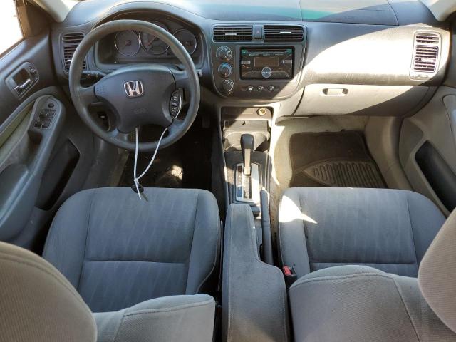 2HGES16585H625534 - 2005 HONDA CIVIC LX GRAY photo 8