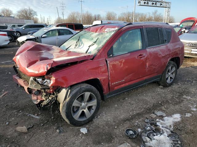 1C4NJCEA5GD761776 - 2016 JEEP COMPASS LATITUDE RED photo 1