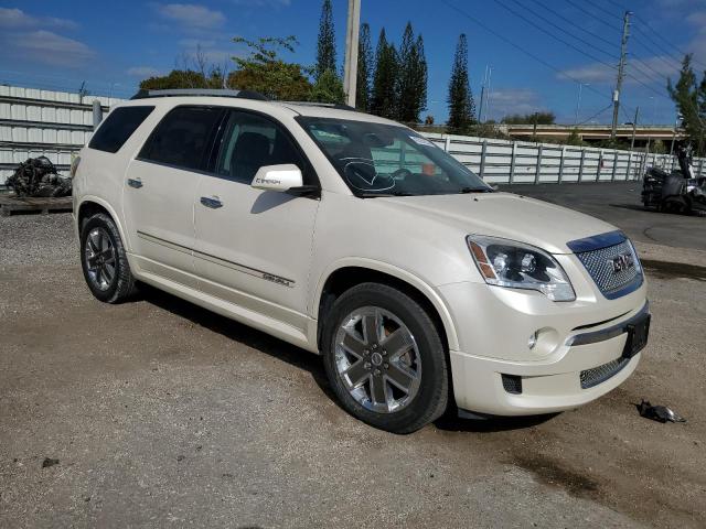 1GKKRTED5BJ150618 - 2011 GMC ACADIA DENALI WHITE photo 4