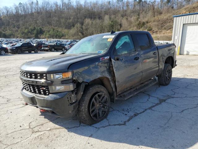 1GCPYCEL7MZ427012 - 2021 CHEVROLET SILVERADO K1500 TRAIL BOSS CUSTOM BLUE photo 1