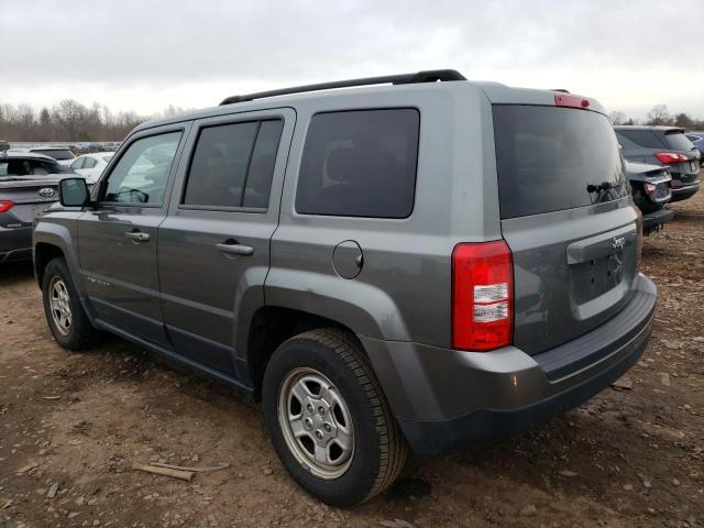 1C4NJPBAXCD547484 - 2012 JEEP PATRIOT SP GRAY photo 2