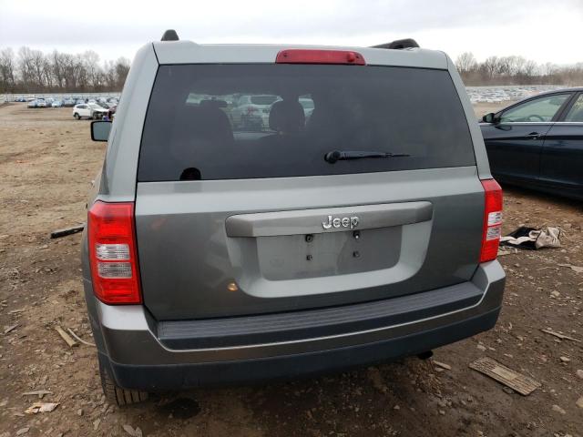 1C4NJPBAXCD547484 - 2012 JEEP PATRIOT SP GRAY photo 6