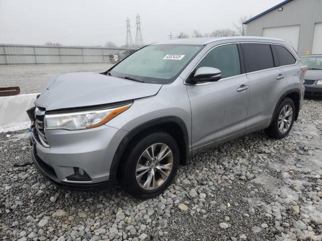 5TDJKRFH8FS214319 - 2015 TOYOTA HIGHLANDER XLE 银色 照片 1