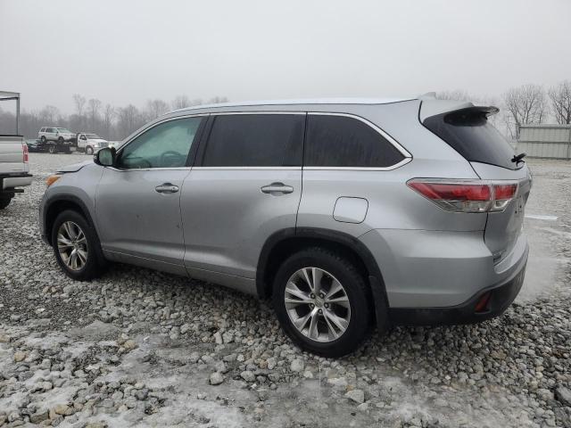 5TDJKRFH8FS214319 - 2015 TOYOTA HIGHLANDER XLE 银色 照片 2