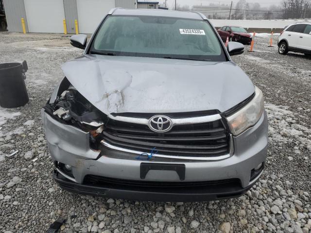 5TDJKRFH8FS214319 - 2015 TOYOTA HIGHLANDER XLE 银色 照片 5