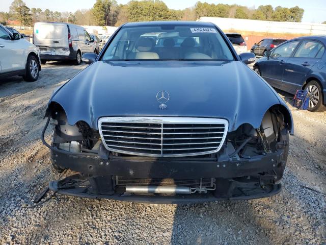 WDBUF70J13A207124 - 2003 MERCEDES-BENZ E 500 BLUE photo 5