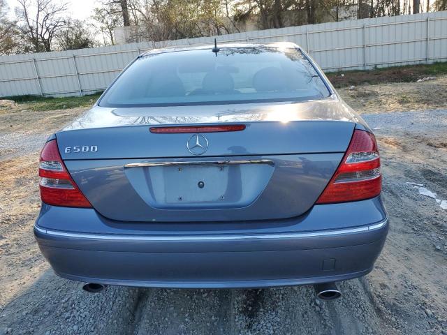 WDBUF70J13A207124 - 2003 MERCEDES-BENZ E 500 BLUE photo 6