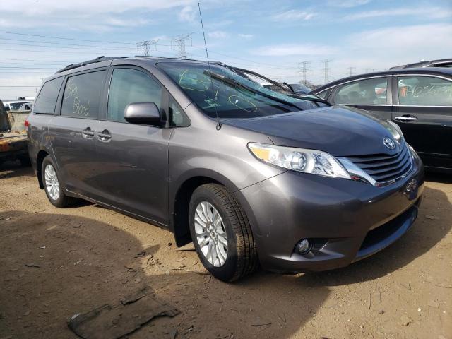 5TDYK3DCXBS114753 - 2011 TOYOTA SIENNA XLE GRAY photo 4