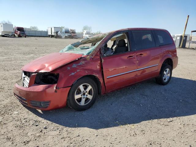 2D8HN54P58R655296 - 2008 DODGE GRAND CARA SXT RED photo 1