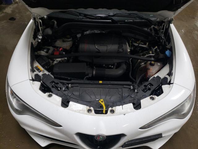 ZASPAKBN9M7D01841 - 2021 ALFA ROMEO STELVIO TI Ақ фото 11