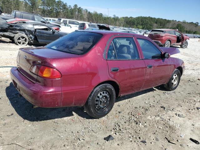 2T1BR12E2WC736529 - 1998 TOYOTA COROLLA VE BURGUNDY photo 3