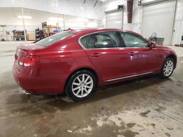 JTHCE96SX70001905 - 2007 LEXUS GS 350 BURGUNDY photo 3