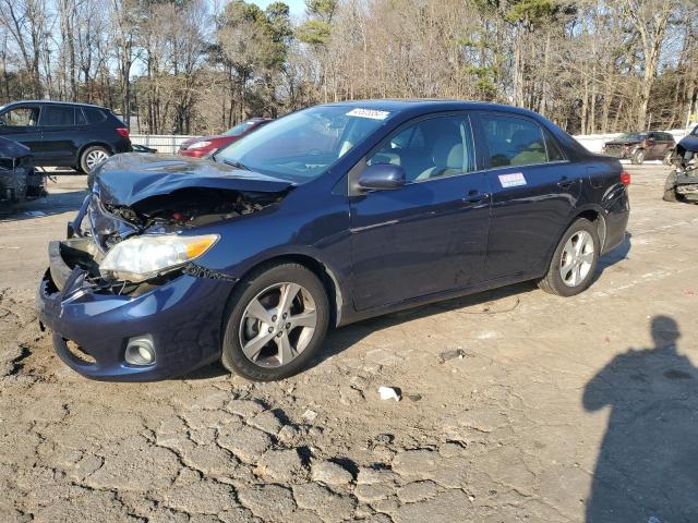 5YFBU4EE4DP151783 - 2013 TOYOTA COROLLA BASE BLUE photo 1