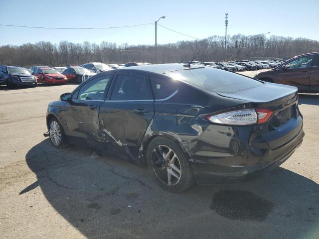 1FA6P0H70E5360036 - 2014 FORD FUSION SE BLACK photo 2