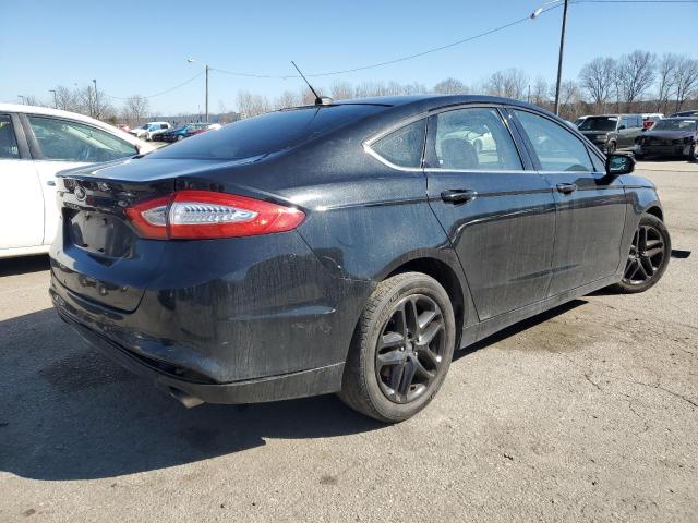 1FA6P0H70E5360036 - 2014 FORD FUSION SE BLACK photo 3