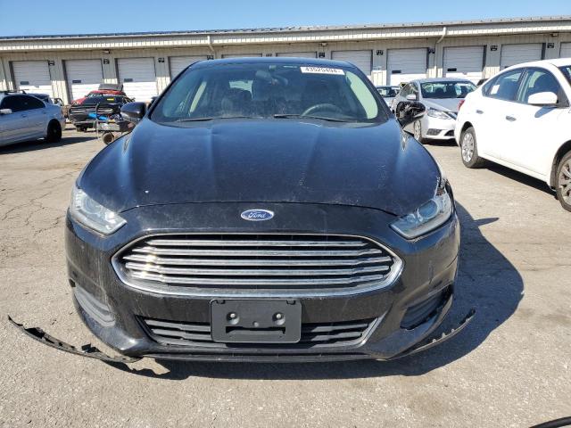 1FA6P0H70E5360036 - 2014 FORD FUSION SE BLACK photo 5