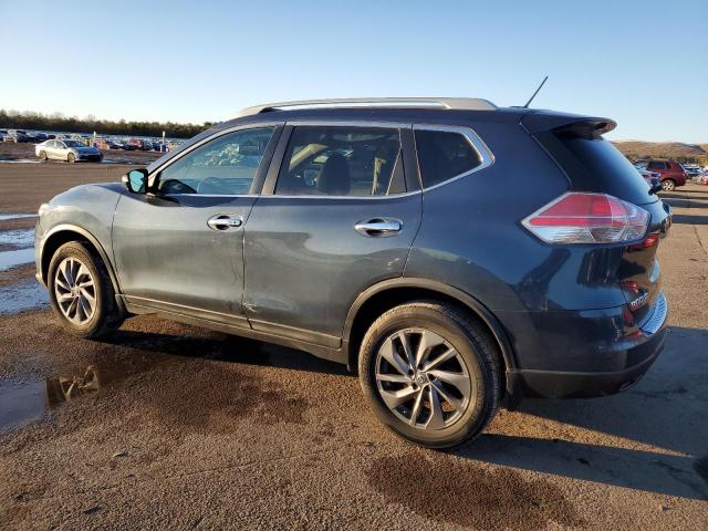 5N1AT2MV1GC730775 - 2016 NISSAN ROGUE S BLUE photo 2