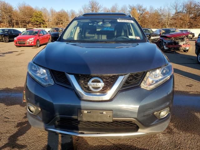 5N1AT2MV1GC730775 - 2016 NISSAN ROGUE S BLUE photo 5