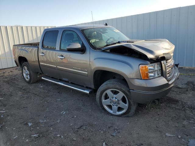 1GT125E85CF179194 - 2012 GMC SIERRA K2500 DENALI SILVER photo 4