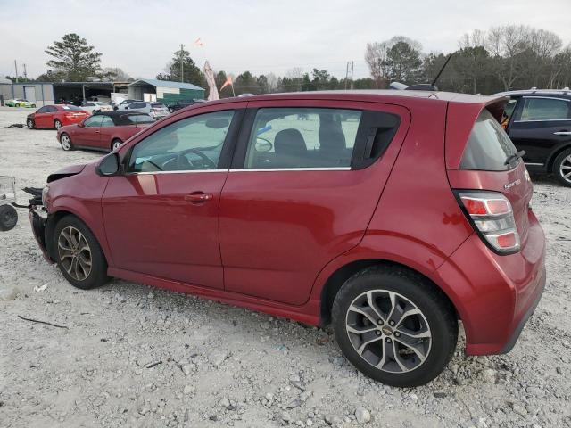 1G1JD6SB5H4113868 - 2017 CHEVROLET SONIC LT RED photo 2