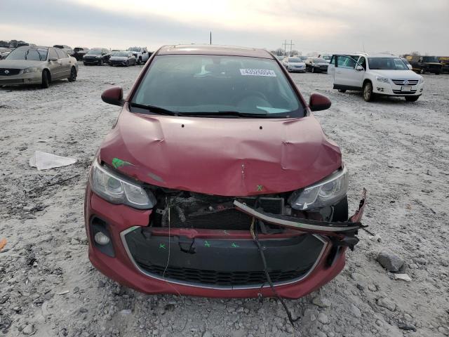 1G1JD6SB5H4113868 - 2017 CHEVROLET SONIC LT RED photo 5