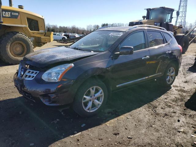 JN8AS5MV8BW312489 - 2011 NISSAN ROGUE S BLACK photo 1