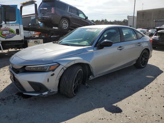 2HGFE2F51NH541038 - 2022 HONDA CIVIC SPORT 银色 照片 1