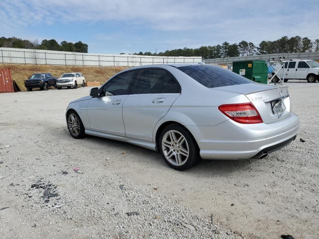 WDDGF56XX9R060056 - 2009 MERCEDES-BENZ C 350 SILVER photo 2