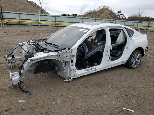 19UUB6F56NA003683 - 2022 ACURA TLX TECH A WHITE photo 1