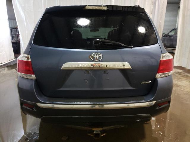 5TDBK3EH3DS223879 - 2013 TOYOTA HIGHLANDER BASE أزرق صورة 6