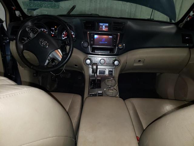 5TDBK3EH3DS223879 - 2013 TOYOTA HIGHLANDER BASE أزرق صورة 8