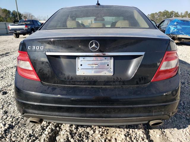 WDDGF5EB9AR120760 - 2010 MERCEDES-BENZ C 300 BLACK photo 6