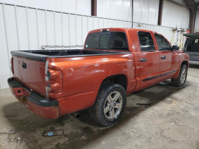 1D7HW58N48S602405 - 2008 DODGE DAKOTA QUAD LARAMIE ORANGE photo 3