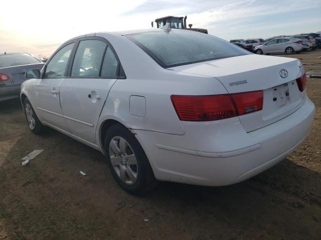 5NPET4AC9AH600405 - 2010 HYUNDAI SONATA GLS WHITE photo 2