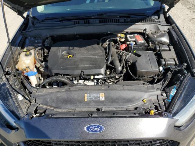 3FA6P0HDXFR218846 - 2015 FORD FUSION SE GRAY photo 11